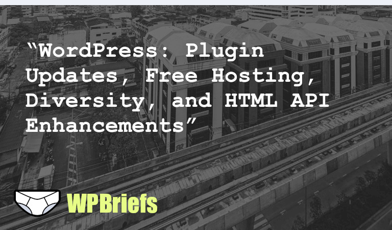 In today's podcast, we cover updating plugin values, free hosting for static sites, diversity in WordPress, Matt Mullenweg's thoughts on the project, HTML API updates in WordPress 6.4, and how to go Jamstack with WordPress.